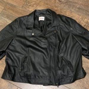 Michael Jaxson style moto jacket PLUS SIZE 3X